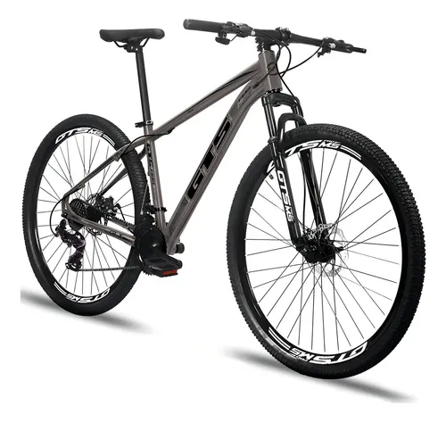 comprar Bicicleta Aro 29 Gts Feel Glx 24 Marchas Freios A Disco Cor Cinza Tamanho Do Quadro 17 Gris