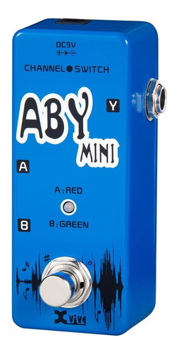 Pedal Para Guitarra O Bajo Aby 2 Canales Ab Xvive V12