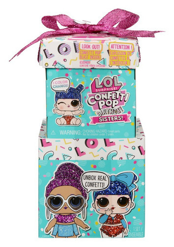 Lol Surprise Confetti Pop Birthday Sisters 10 Sorpresas