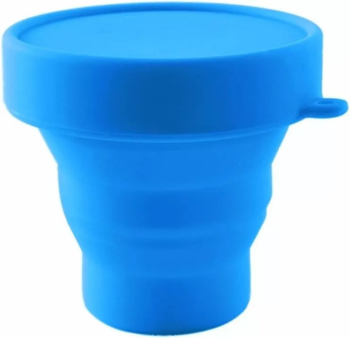 Vaso De Silicona Plegable Con Tapa Libre Bpa Precio Por Unid