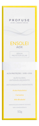 Protetor Solar Aox FPS 30 Profuse Ensolei Caixa 50g