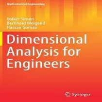 Comprar Libro Dimensional Analysis For Engineers - Volker Simon