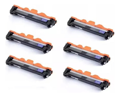 Kit 6 Un Toner Tn1060 Tn1000 Tn1040 Dcp1602 1512 100% Tinta Preto