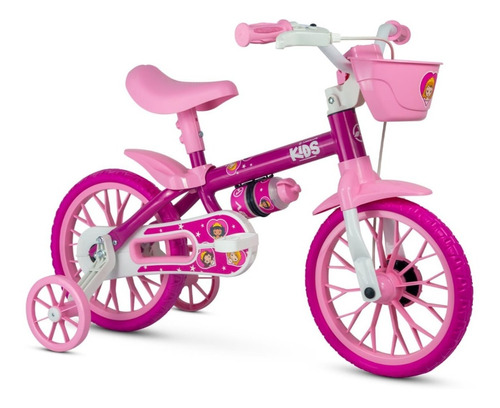 Bicicleta Aro 12 Absolute Passeio Infantil Kids Princesa