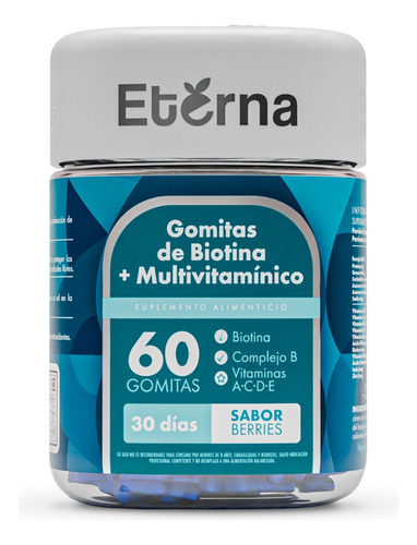 Gomitas Eterna De Biotina + Multivitamínico