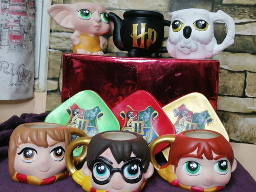 Juego De Tazas Harry Potter 