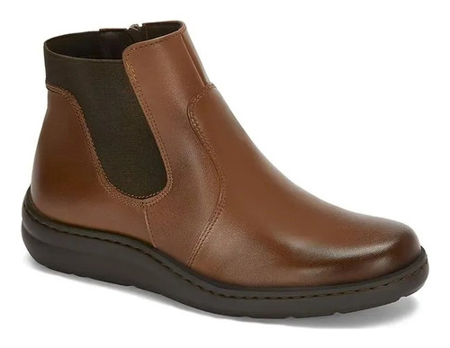 Botin Café Piel Andrea Confort Mujer 3287149