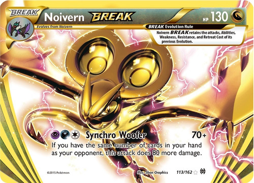 Cartas Pokemon Noivern Break 113/162 Xy Breakthrough