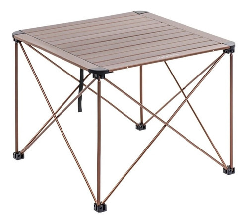 Mesa Plegable De Aluminio Large Naturehike Color Champagne