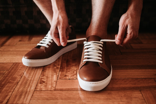 Imagen 7 de 10 de Zapatillas De Cuero Hombre Studebaker Goose
