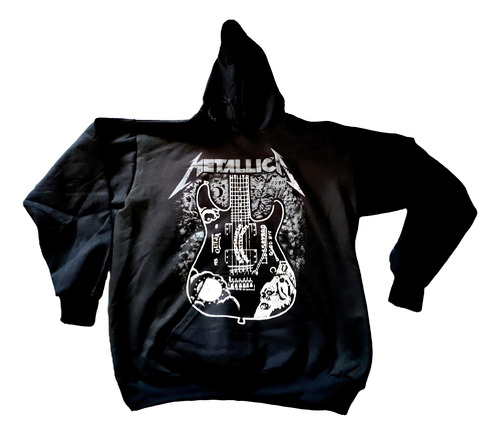 Sudadera Metallica Con Gorra Rock