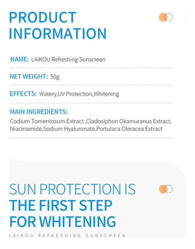 Gel Protector Solar J Transparent Water De 50 Ml Que Contien