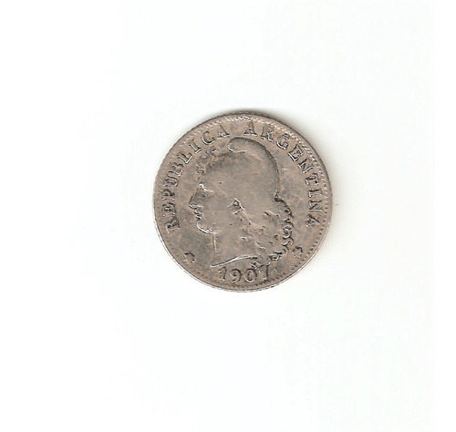 Monedas Argentinas 20 Centavos De 1907 Buena Mas