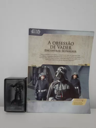 Miniatura Darth Vader Coleção Xadrez Star Wars Oficial Metal