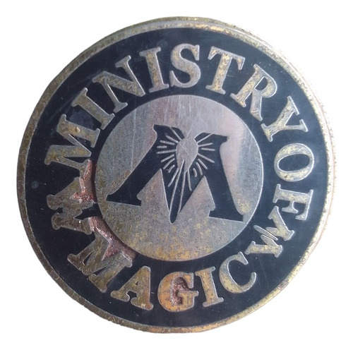 Pin Harry Potter Ministry Of Magic 38 Mm Metal Esmaltado 