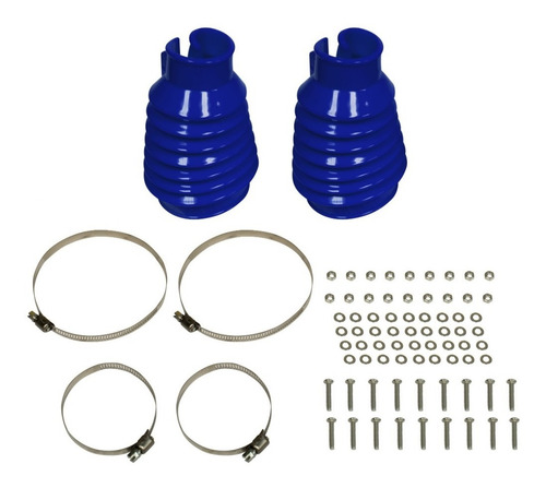 Imagem 3 de 6 de Coifa Cambio Silicone Empi Fusca Azul (par)
