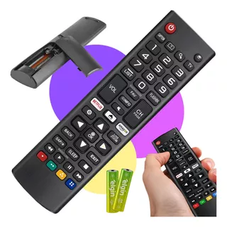 Controle Remoto Universal Para Smart Tv LG Netflix Prime