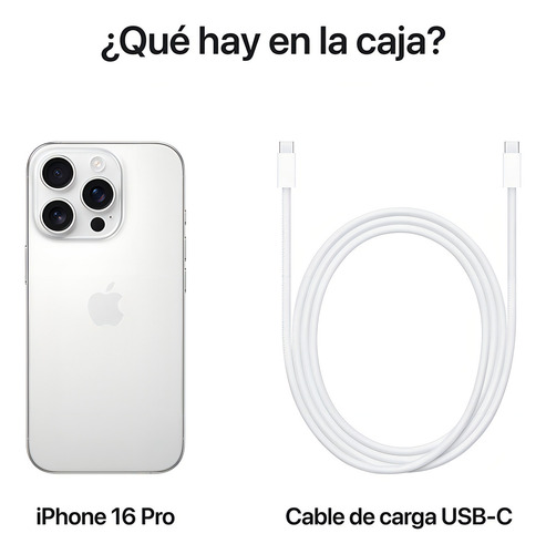 Apple Iphone 16 Pro (256 Gb) - Titanio Blanco Titanio Blanco
