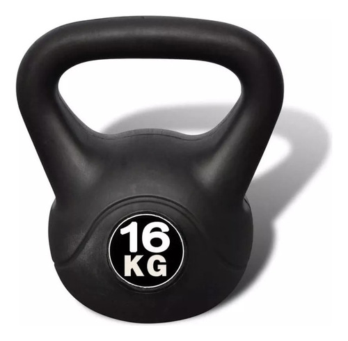 Pesa Rusa De 16 Kg Kettlebell Pvc Rellena Crossfit Svg 