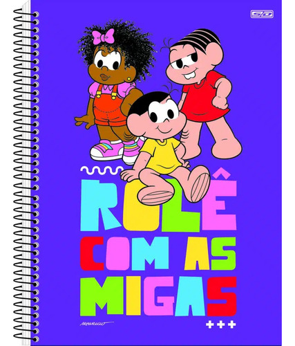 Caderno C/d 01 Materia Turma Da Monica Sd Capa Sortida