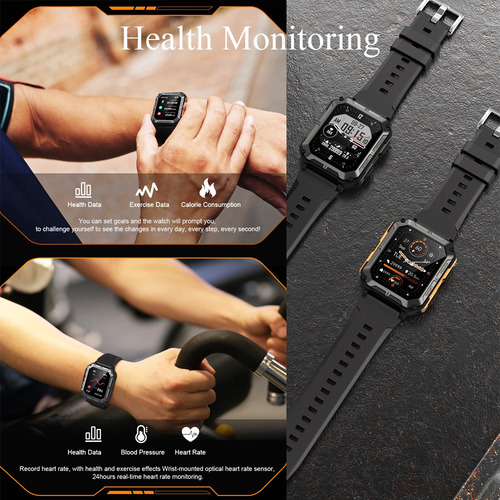 Reloj Inteligente Lemfo Bluetooth Call C20pro A Prueba De Ag