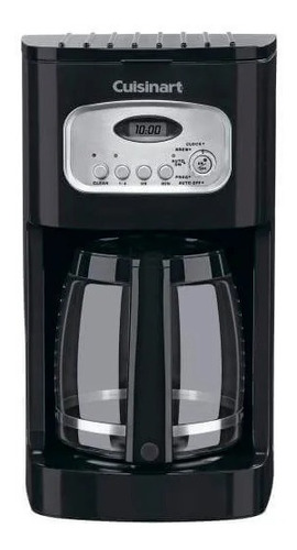 Cafetera Cuisinart DCC-1100 Series Cafetera programable automática negra de filtro 120V