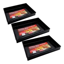 Comprar Set X3 Asadera Recta Enlozada 23 X 33 Cm Rectangular Horno