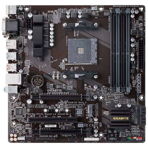 Tarjeta Madre Gigabyte Ga-ab350m-d3h Amd Socket Am4 Ddr4