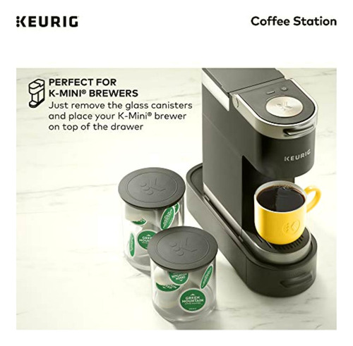 Keurig K-cup Pod & Ground Unit Coffee Storage, Holds Up To