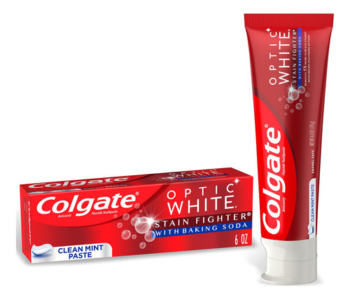 Colgate Optic White Stain Fighter Con Pasta De Dientes Blanq