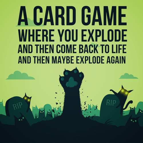 Juegos De Cartas Zombie Kittens De Exploding Kittens Para Ad
