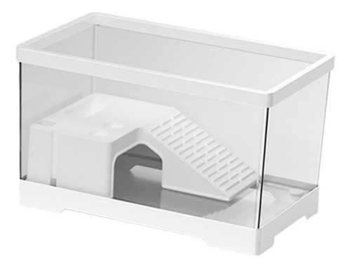 Tanque De Tartaruga, Acessórios Para Habitat Branco Médio