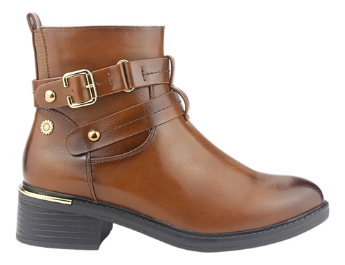 Botin Chalada Mujer Trafa-20 Café Casual