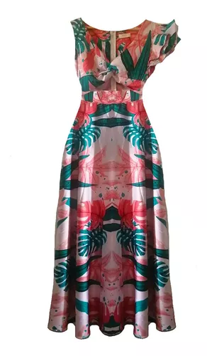 Vestido Largo Tropical | MercadoLibre