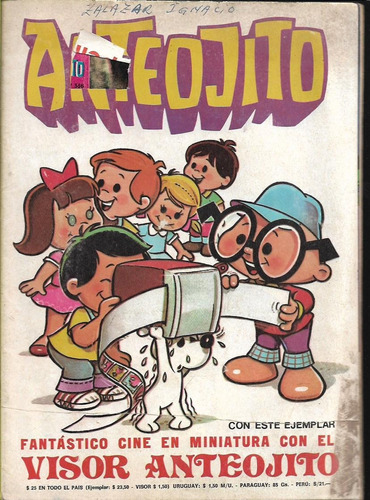 Anteojito / Nº 556 / Año 1975 / Con Catalogo Jack