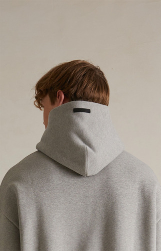 Buzo Hoodie Essentials Dark Heather Oatmeal