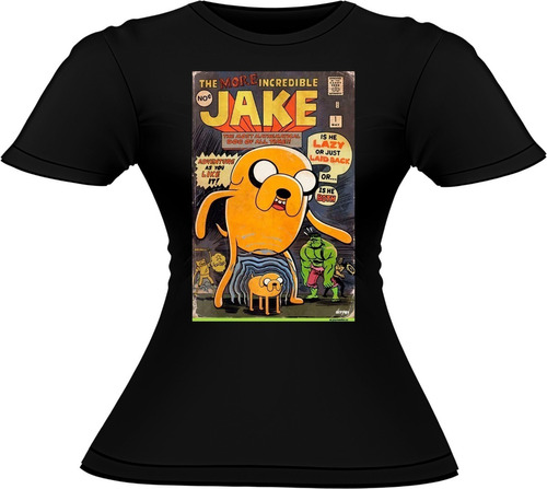 Polera Mujer Algodón Jake Un Show Mas Cartoon Tv Series