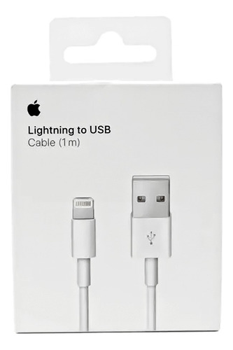 Cable iPhone Original Certificado Lightning Usb De 1 Metro 