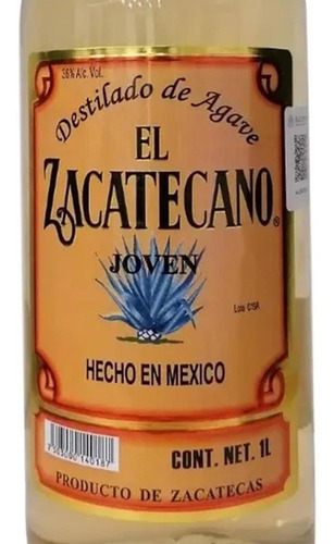 Pack De 2 Mezcal El Zacatecano Joven 1 L