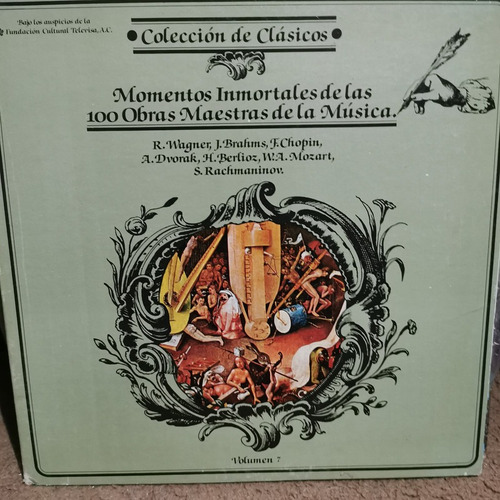 Disco Lp Inmortales D Musica-wagner,chopin,berlioz,etc.ps
