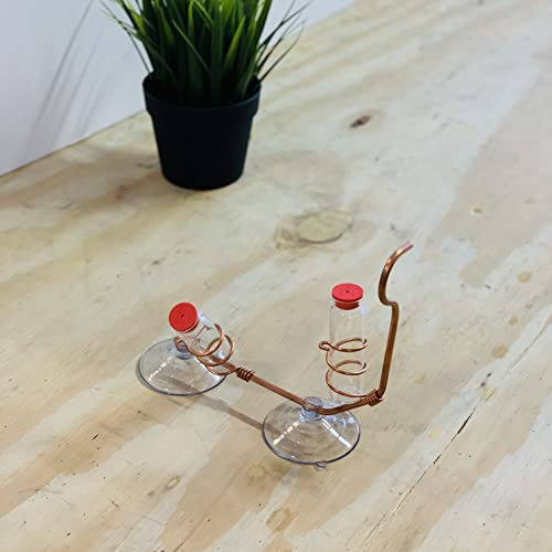 Comedero Para Colibríes De Ventana De Aluminio Sweet Feeders