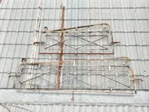 Comprar 2 Antiguas Rejas De Pared Para Frente De Casa En Hierro