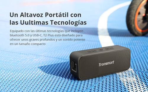 Corneta Bluetooth Tronsmart T2 Plus Estéreo