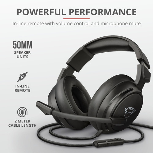 Imagem 5 de 7 de Headset Gaming Trust Gxt433 Pylo Mult Preto
