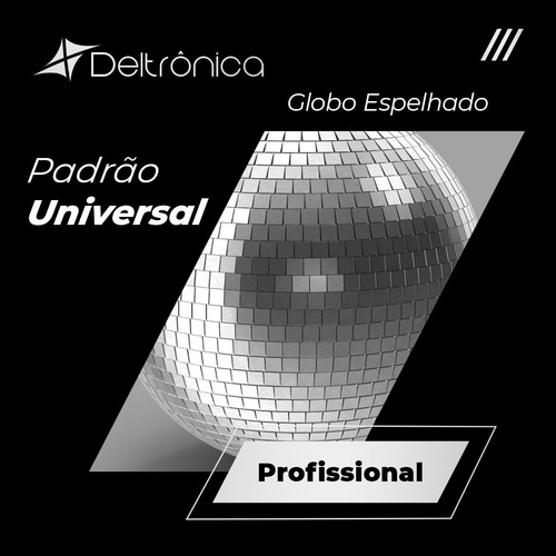 Globo Espelhado Reforcado De Festa Balada Clube Deltrônica