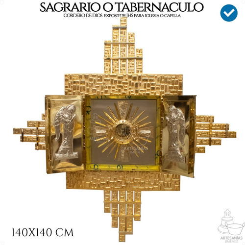 Sagrario Con Expositor De Santisimo Liturgico Caja 40x40