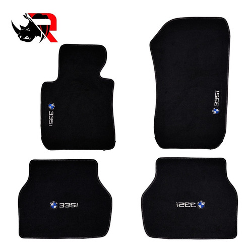 Imagen 6 de 6 de Tapete Automotriz Compatible Con Bmw 335i / Blanco / M2