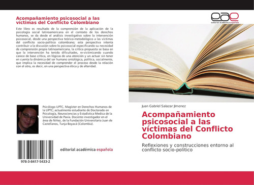 Libro:acompañamiento Psicosocial A Las Víctimas Del Conflict