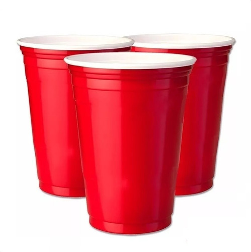 Vaso Americano Beer Pong 400cc X 25 Unidades Copobras