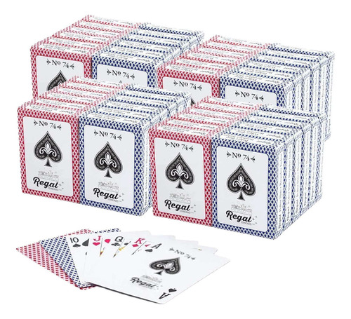 Naipes De Poker Regal Games - Paquete De 48  De Póquer,  Npk